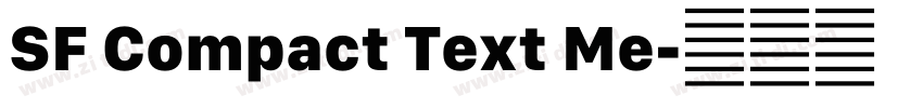 SF Compact Text Me字体转换